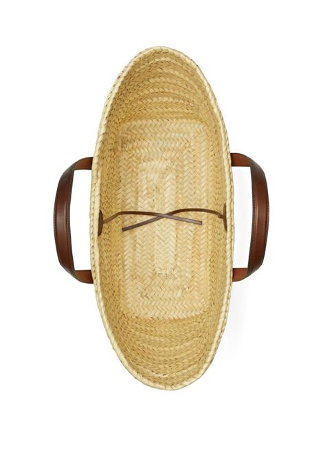 Brown ella straw tote bag tory burch - women TORY BURCH | 169219902